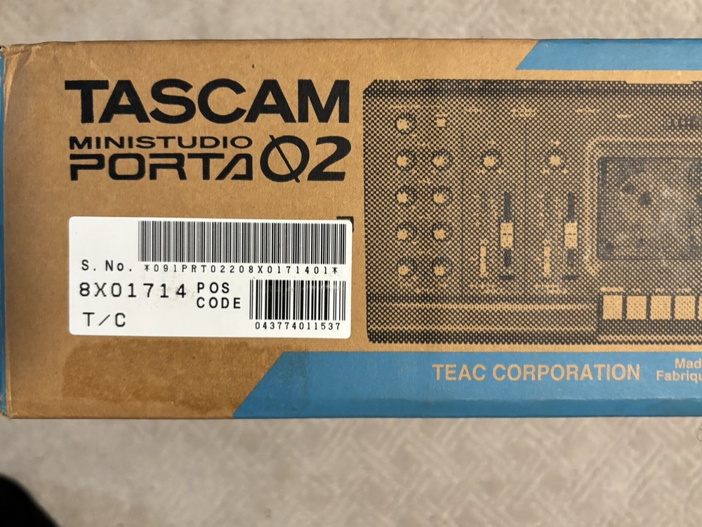 Original Packaging Box - Tascam porta 02