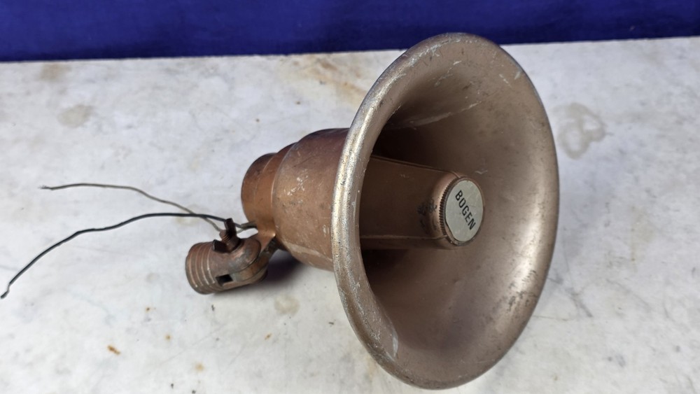 Vintage Bogen Loudspeaker - TESTED & WORKS