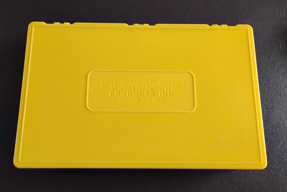 Vintage Serv-A-Lite Parts Container (READ DESCRIPTION)