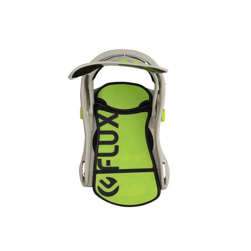 Flux - DS Snowboard Bindings - Grey/Yellow SALE