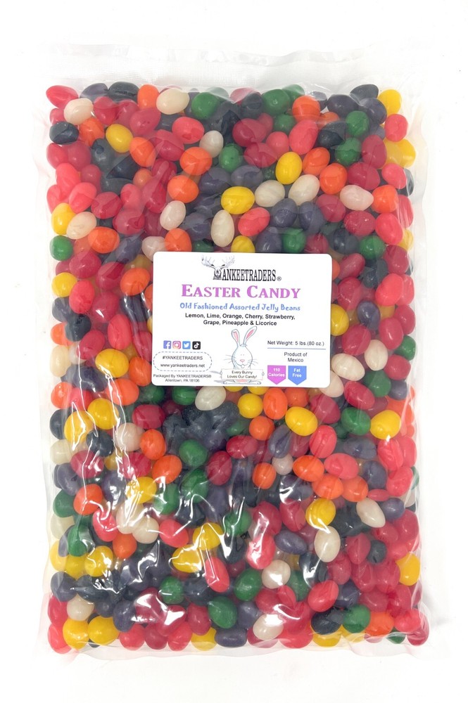 YANKEETRADERS® Assorted Flavored Jelly Beans, Spring, Easter, Bulk Sizes