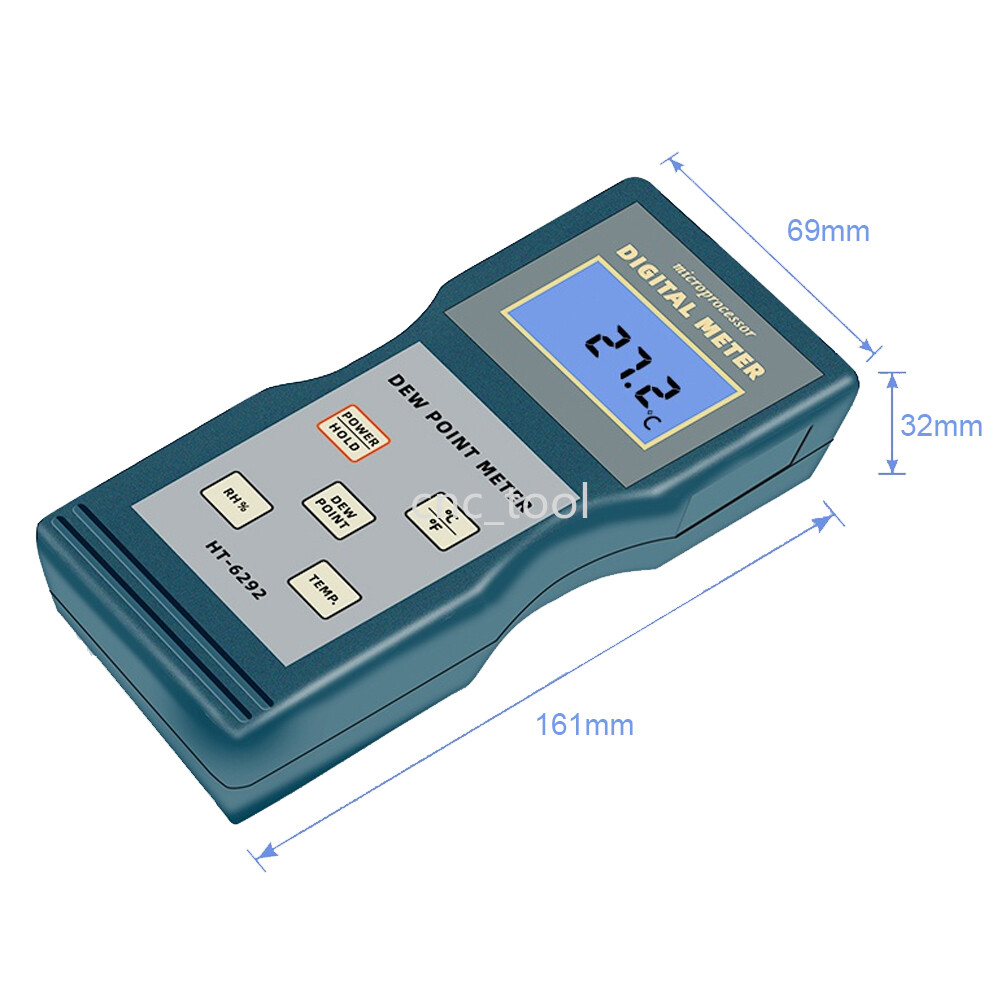 HT6292 Compressed Air Dew Point Meter Tester Handheld Temperature Humidity Meter