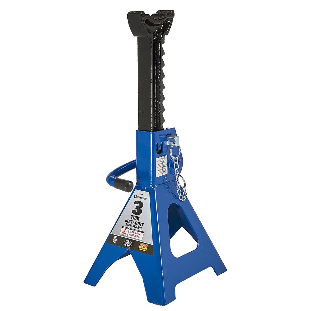 Strongway Double-Locking 3-Ton Jack Stands, 6000-Lb. Capacity, Pair