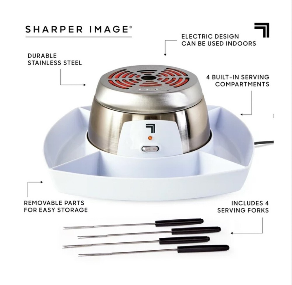 Sharper Image Electric S'mores Maker - Gray, Tabletop
