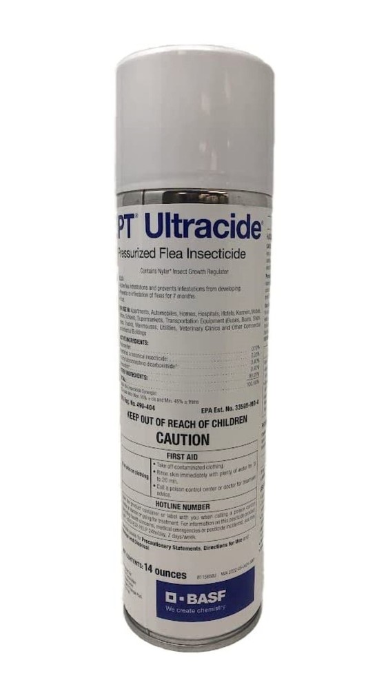 PT Ultracide Pressurized Flea Insecticide 14 oz Can by BASF