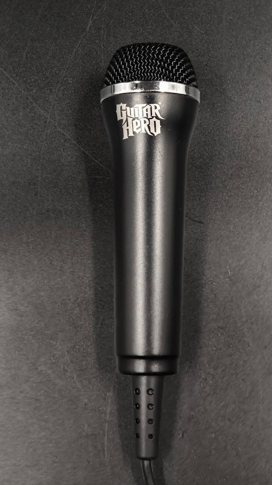 Guitar Hero Microphone Used Working Black