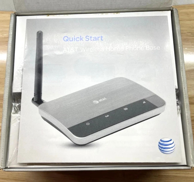 AT&T Model WF720 Cellular Wireless Home Phone Base In Box SEE DESCRIPTION NOTES
