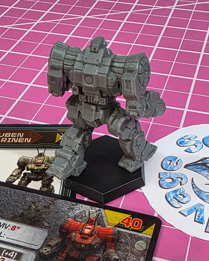 BattleTech Zeus Mech -- Inner Sphere Fire Lance + Cards