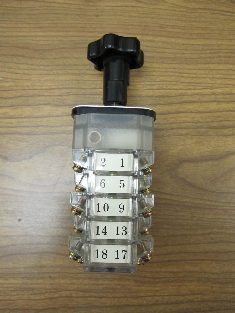 FUJI SELECTOR SWITCH FOR AMMETER BH-C5E -USED-