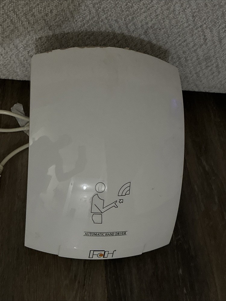 Working Alpine Hazel Hand Dryer ~ Automatic 110 Volt/120 Volt Wall Mounted White