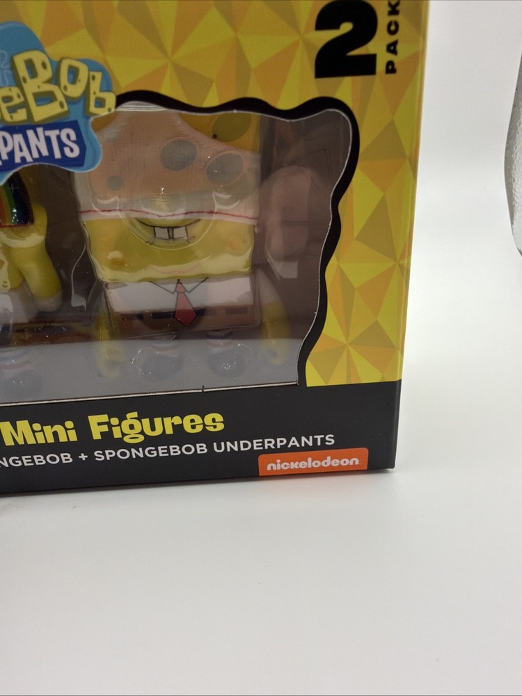 Kidrobot SpongeBob SquarePants Vinyl Mini Figures 2 Pack Imaginaaaation & Under…
