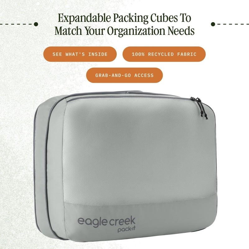 Adjustable Travel Storage Expansion Cube Compression Organizer Water Resistant