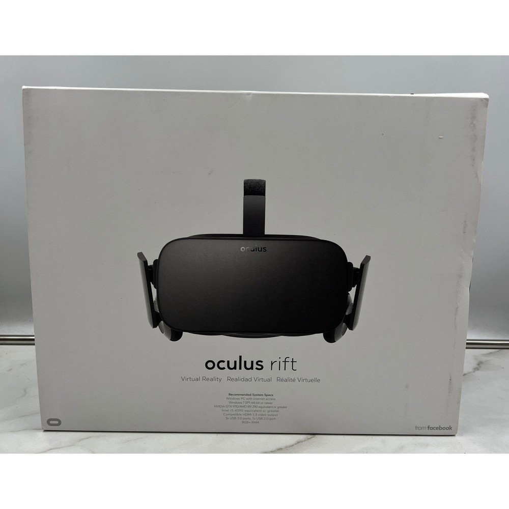 Oculus Rift VR Headset System with Xbox One Controller and Sensor Black