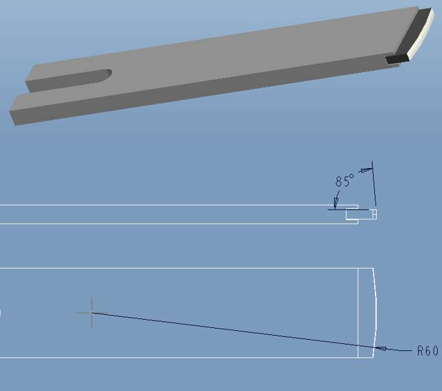 Scraper Blade #20 For Dapra Biax Scraper