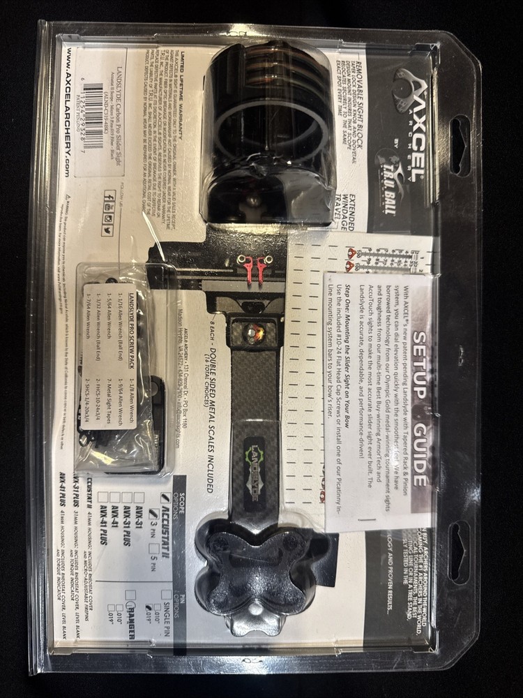 Axcel Landslyde Carbon Pro 3 Pin .019