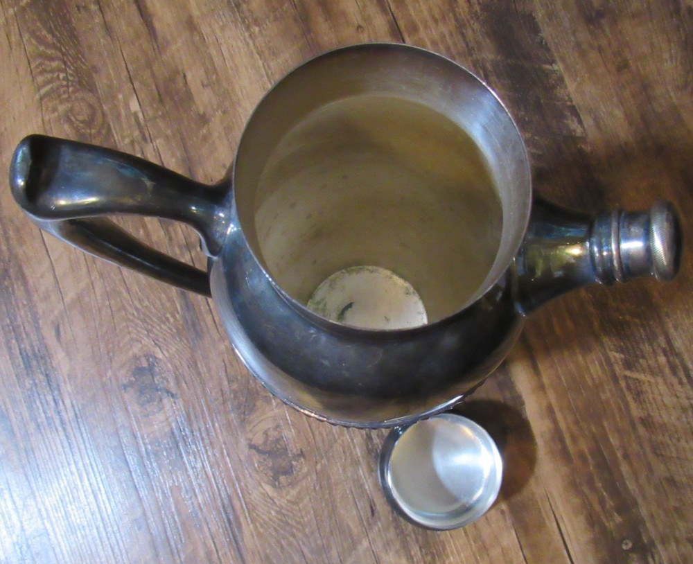 POOLE GEORGIAN EPC SILVER PLATED MARTINI PITCHER - #1002