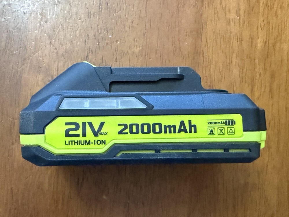21V, 2.0Ah Lithium Ion, Replacement Battery for Cordless Leaf Blower