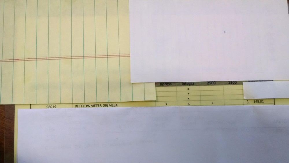 Concordia Espresso machine Flow Meter assembly flow meter