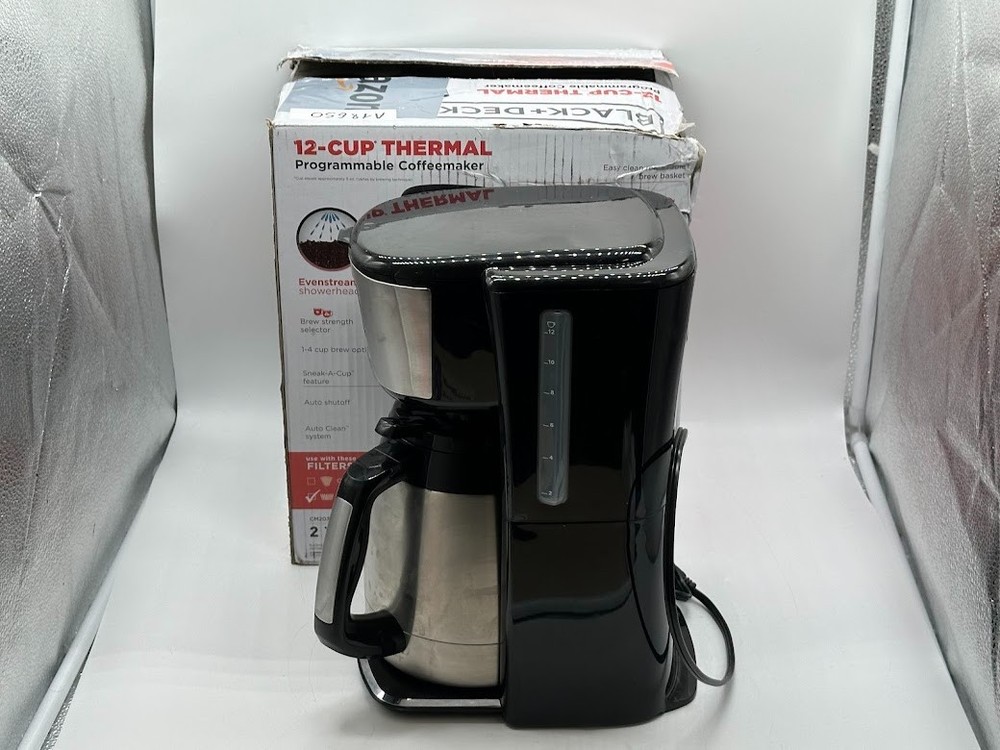 BLACK+DECKER CM2035B Thermal Coffeemaker - Black/Silver