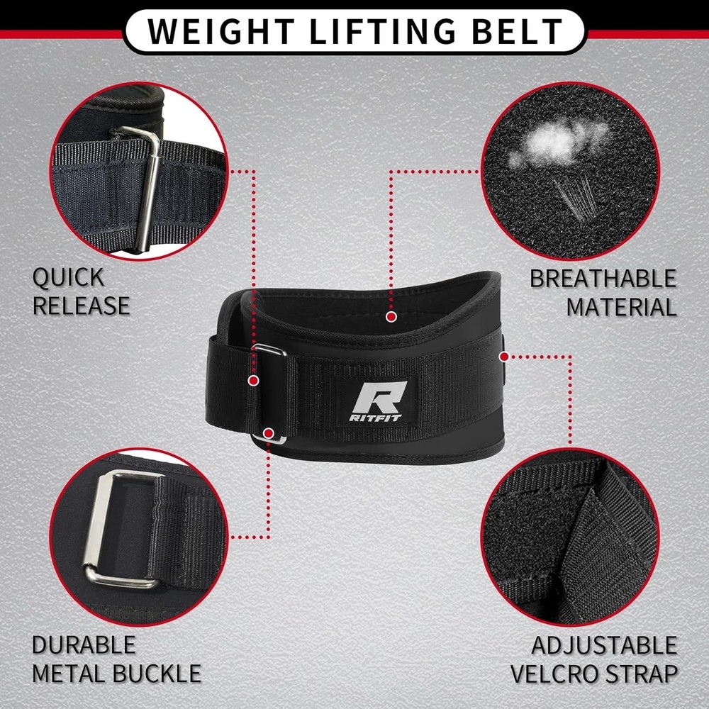 Effective Core Stabilizer: 6-Inch Lifting Belt for Serious Workouts - Black/Camo