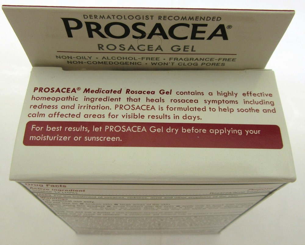 Prosacea ~ Rosacea Gel ~ Control Redness & Irritation ~ 0.75oz
