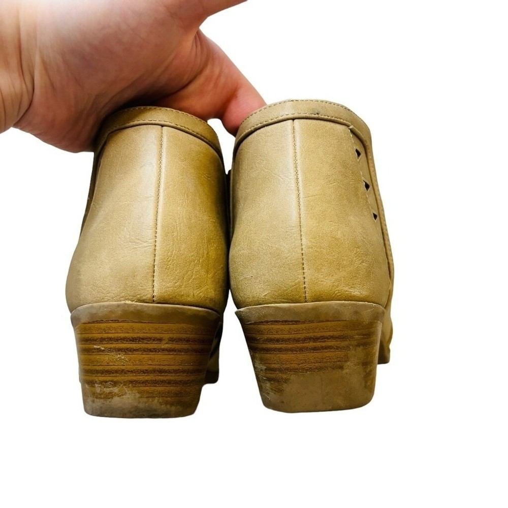 George Short Tan Neutral Ankle Boot Bootie SZ 9
