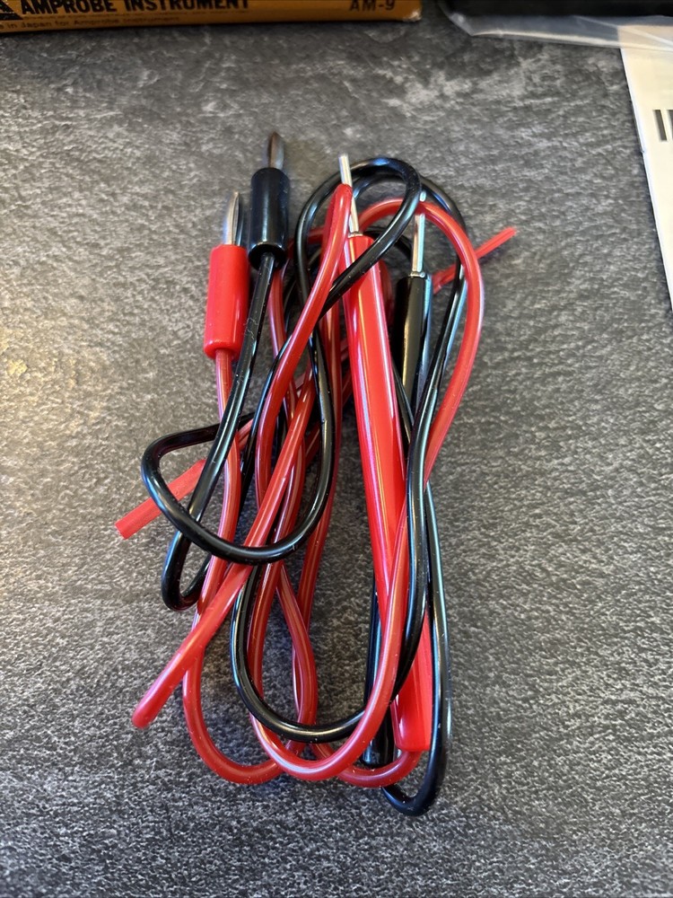 Amprobe Model AM-9 Digital Multimeter With Accessories #DD