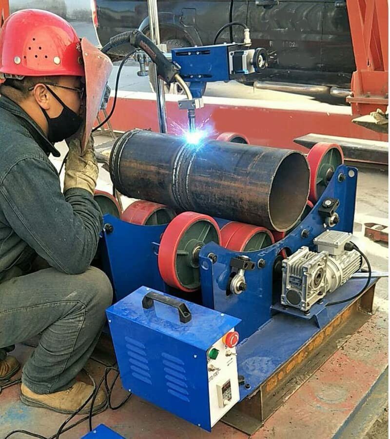 Tank Rollers Welding Rotator 3Ton Welding Turning Roller Pipe Rotating Roller