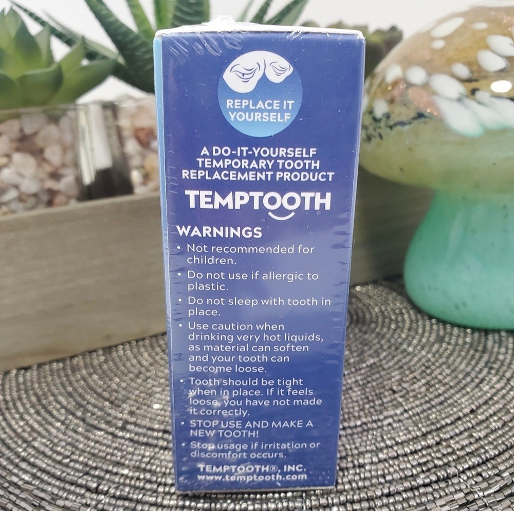 Temptooth Kit, Missing Tooth Replacement Kit, Sealed