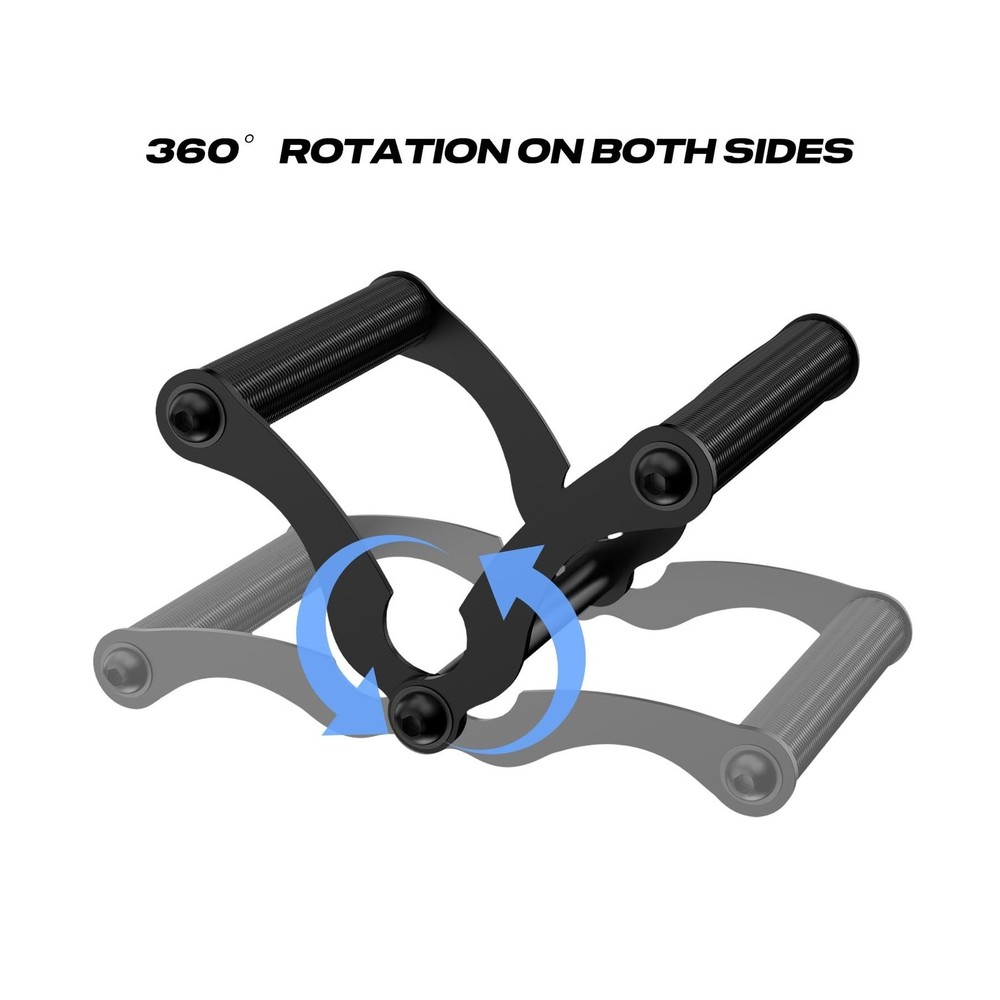 V Bar Landmine Handle Attachment for Barbell Bars, Solid Double D R... Fast Ship