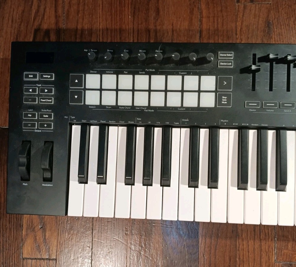 Launchkey 49 Novation keyboard controller used