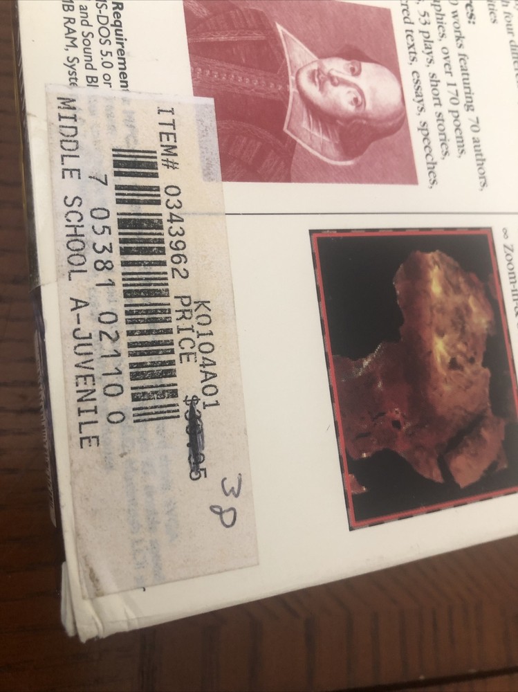 Encore Education Middle School Advantage 5 Disk CD Set New In Box Math History