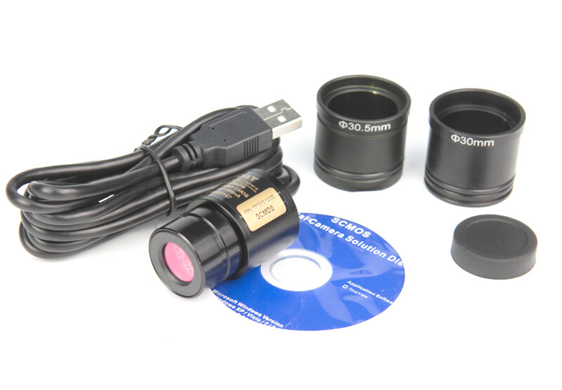5MP USB Video CCD Camera Biological Stereo Microscope Electronic Eyepiece