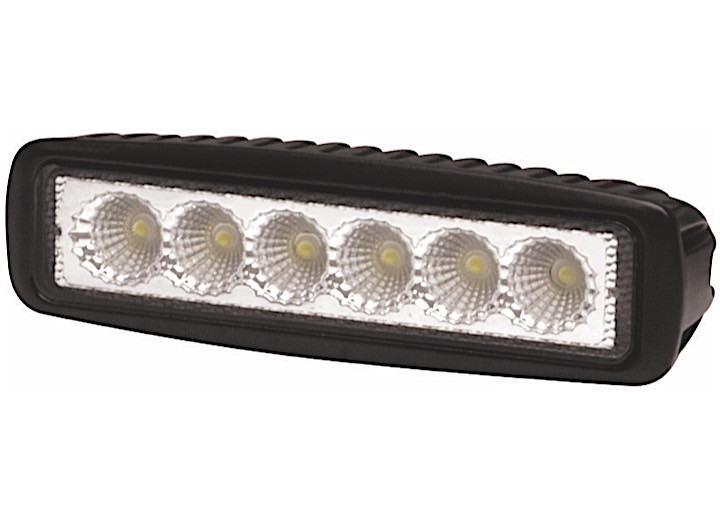 Ecco EW2441 LED Worklamp Clear Rectangular (6) 3 Watt LED Flood Beam