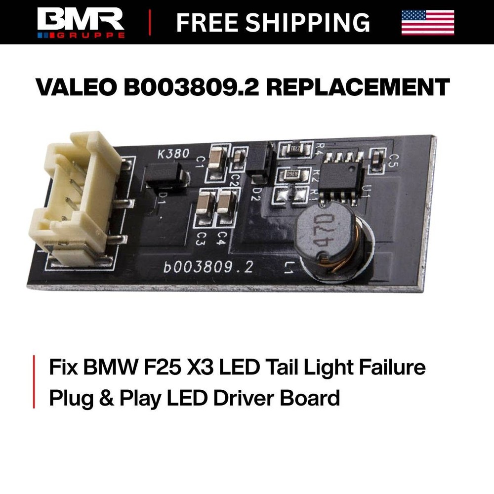 LED Tail Light Driver Board for X3 F25 2011-2015 Replacement Chip for B003809.2