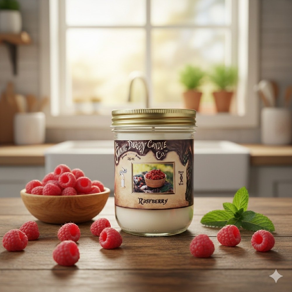 Raspberry - 16 oz Coconut Wax Candle