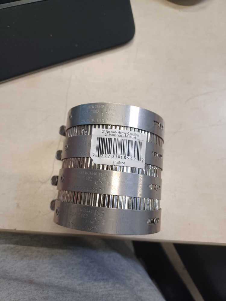 BMI Canada 2" Heavy Duty No-Hub Coupling UPC/CSA