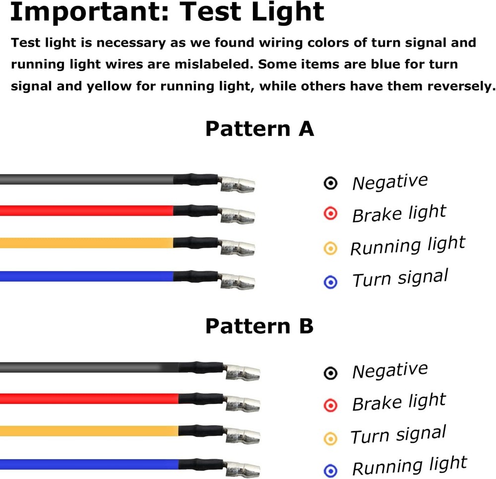 Sequential Turn Signals Light LED Switchback Flowing Motorcycle Blinkers