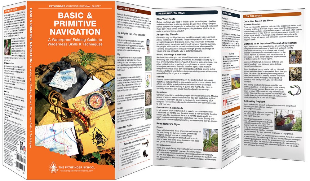 Basic and Primitive Navigation - Emergency Disaster Guide Bug Out Bag Kit Book