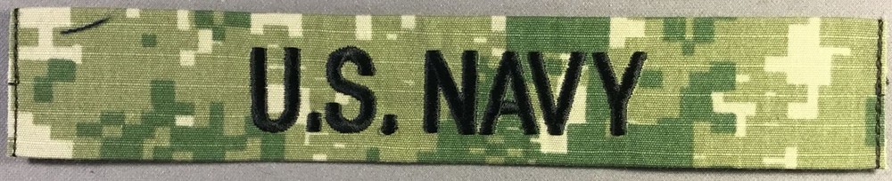 USN Navy camo tab licensed patch