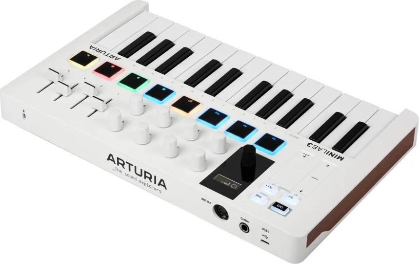 Arturia Minilab 3 25-key Usb Midi Controller - White
