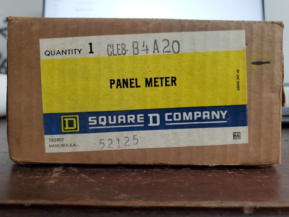 Square D CLE8-B4A20 PANEL METER (TA16MS)