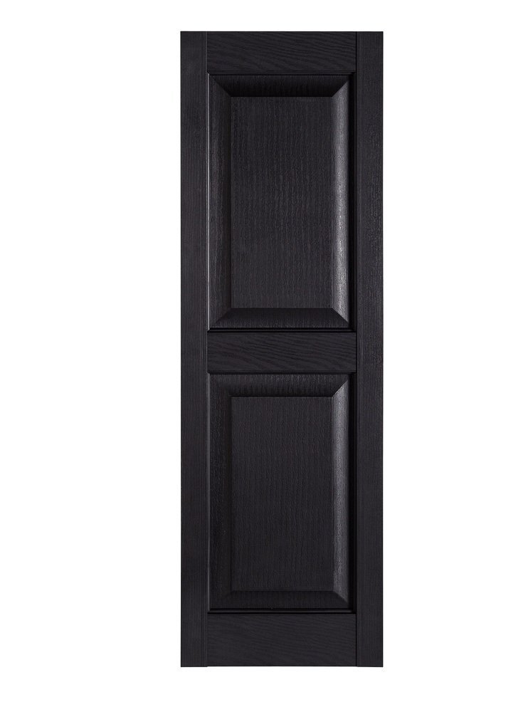 Perfect Shutters Premier Raised Panel Exterior Decorative Shutter, 15" x 63",