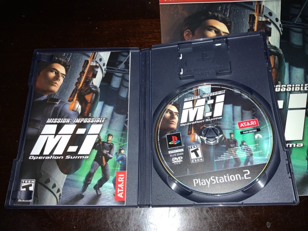 Mission Impossible Operation Surma PS2 + Official Strategy Guide by Prima