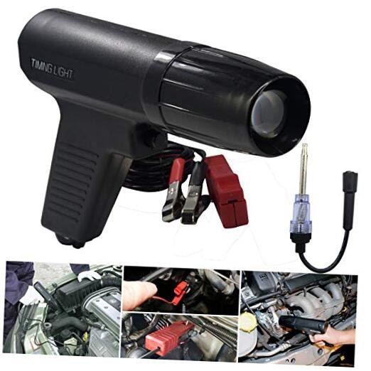 Engine Timing Light with Spark Plug Tester - Inductive Timing Light Gun