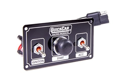 QuickCar Racing 50-820 Dirt Car Ignition Control Panel Includes Start Button Wat