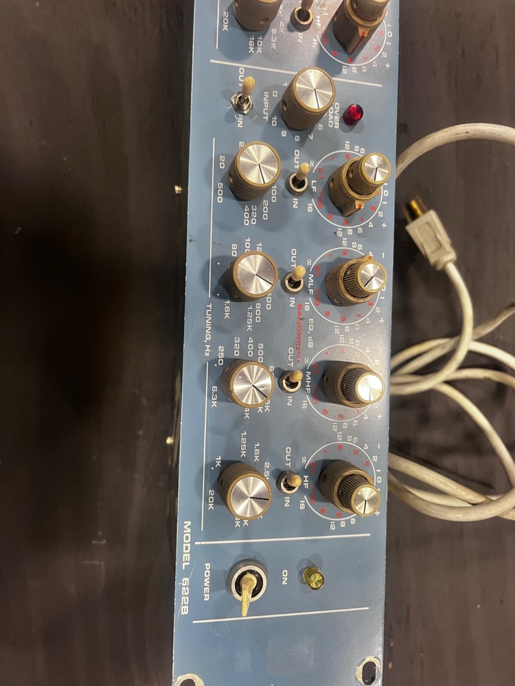 Orban Stereo Parametric Equalizer  622b Blue Face