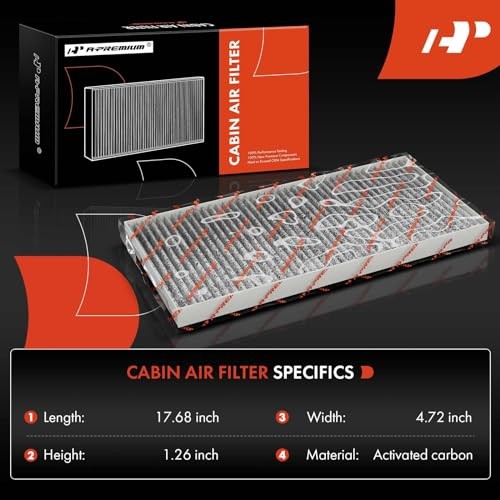 Cabin Air Filter with Activated Carbon Compatible with Mini Models - Cooper