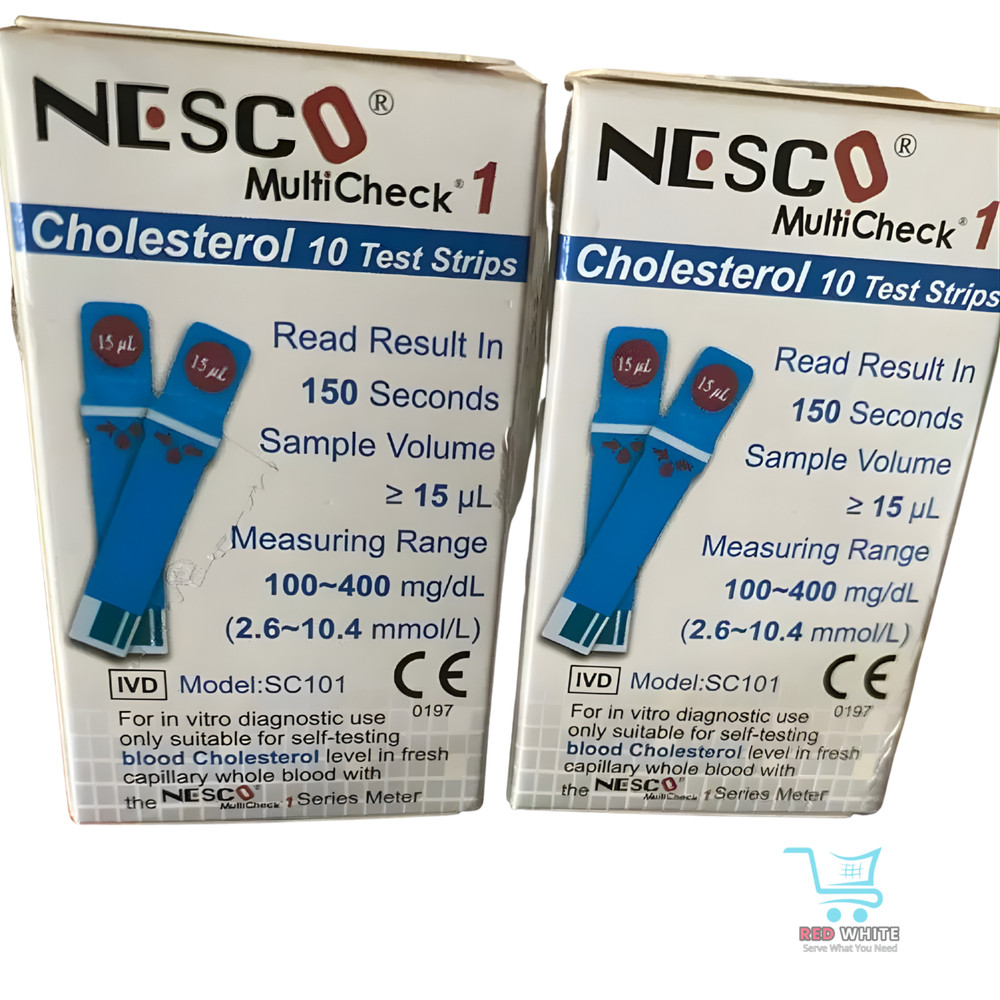 NESCO Multicheck Cholesterol Test Strips – Compatible Test Strips Pack