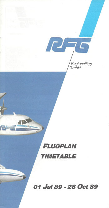 RFG system timetable 7/1/89 [4111]